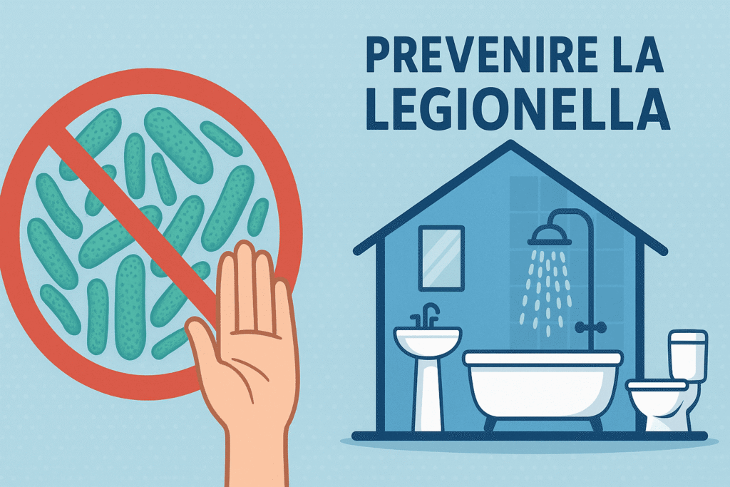 come prevenire la legionella in casa