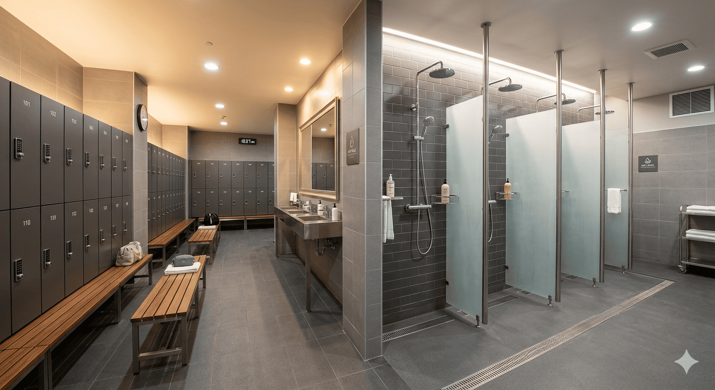 Controllo Legionella impianti sportivi: spogliatoi e docce a rischio